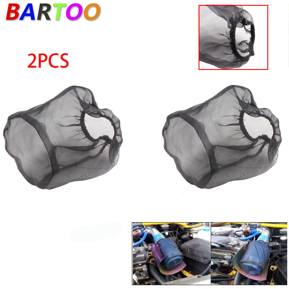 ya 12 5.22 2PCS Air Intake Filter Sock Cover for Cold Air Filter Protective Cover DustProof