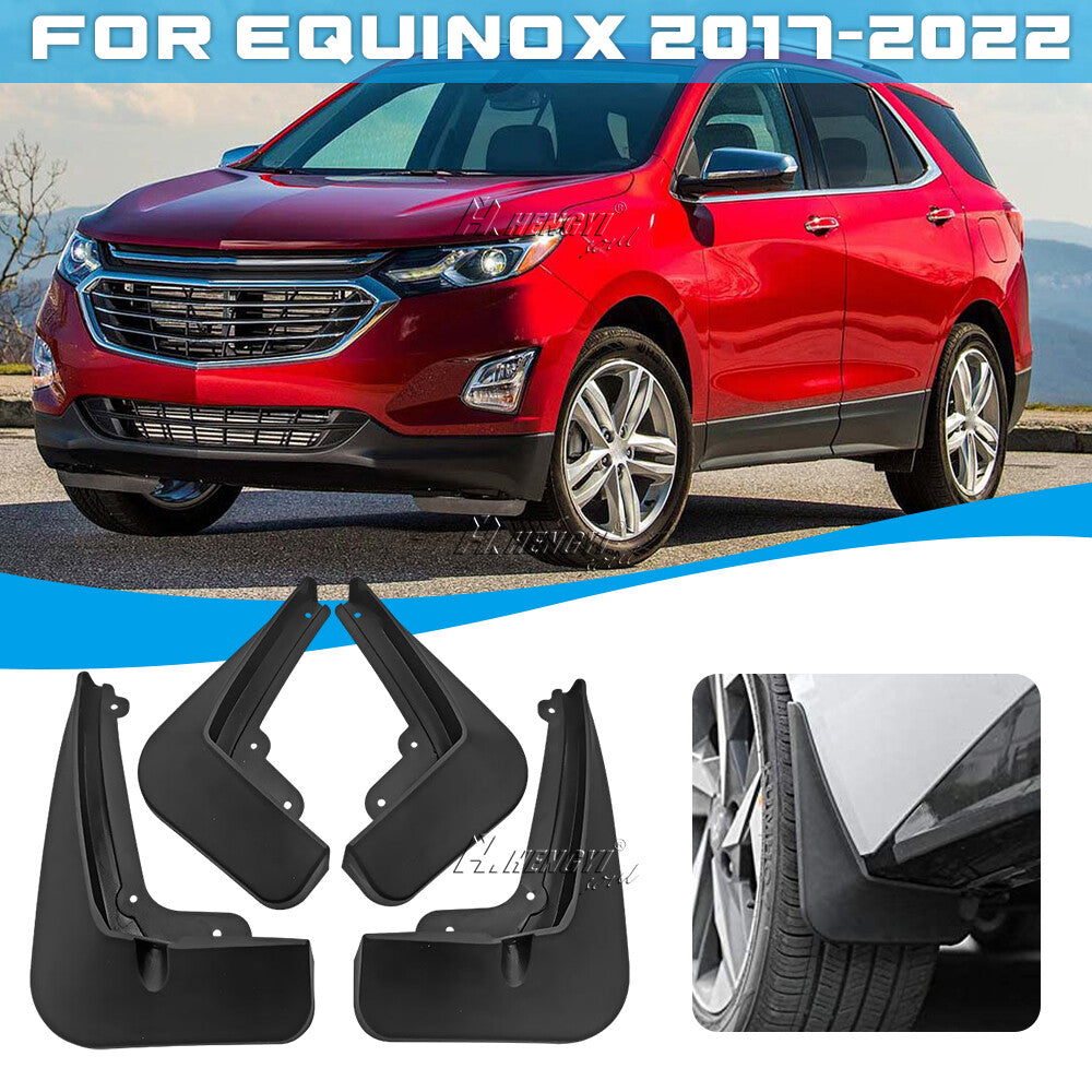 ya 7 6.10.2 Splash Guard Mud Flap for for Chevrolet Equinox 2018-2023 Sport Utility Front Rear