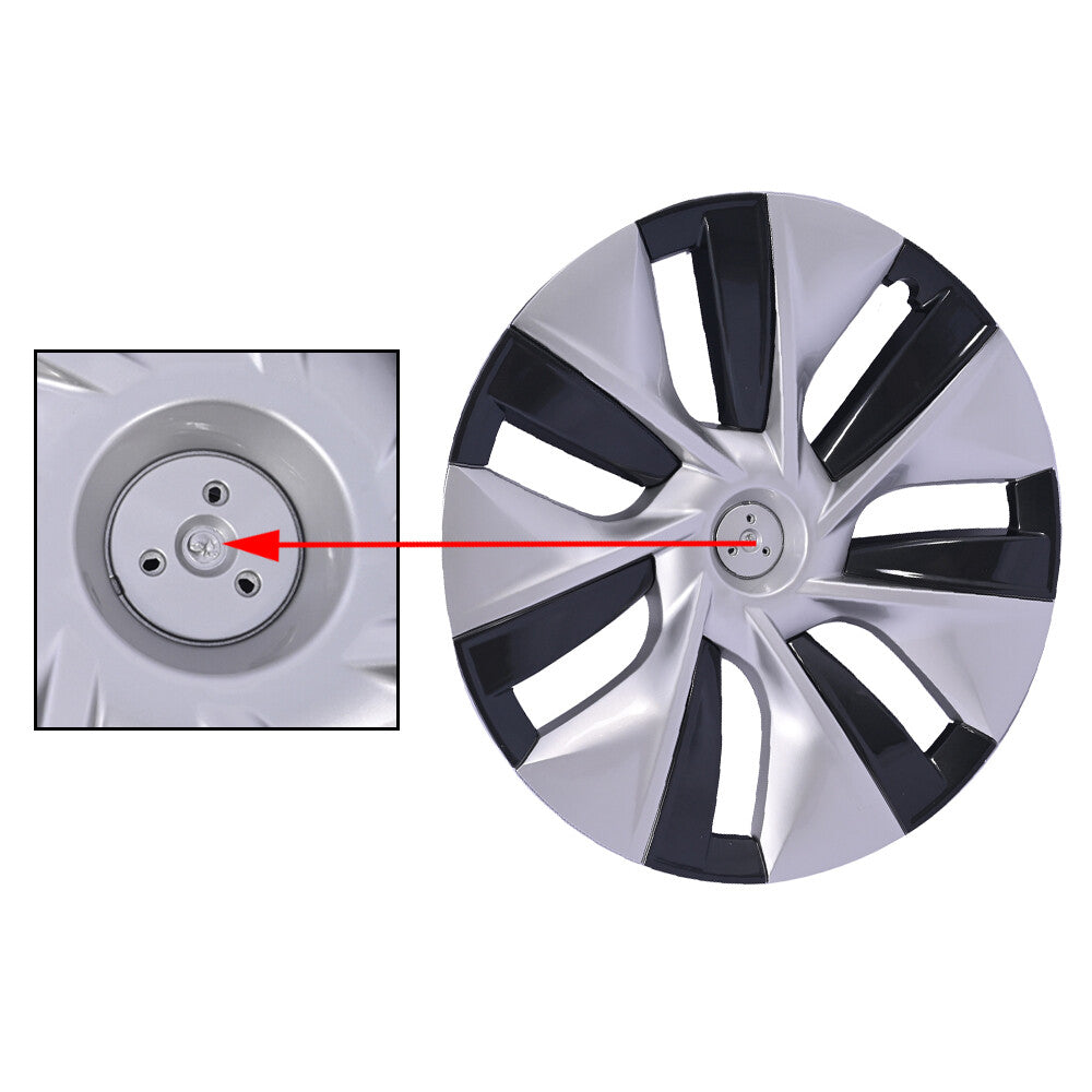 ya 2 7.14 Ge for Mini Hubcap Wheel Cover for for Tesla for Model 3/Y 20-24 1044235-00-B 1044235-00-A