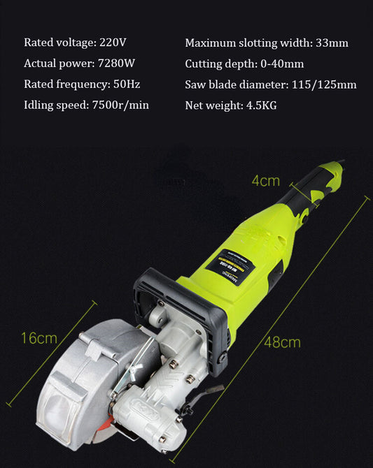 ya 26 Electric Wall Chaser Groove Cutting Machine High Quality Wall Slotting Machine