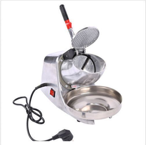 Manual Electric Ice Crusher Ice Crushing Machine Snow Ice Maker DIY 220V b