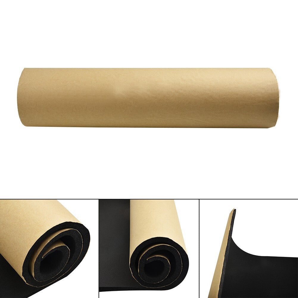 ya 5 8.7 100*50cm Thick Car Auto Sound Deadening Sound Insulation Rubber Hose Foam 8mm