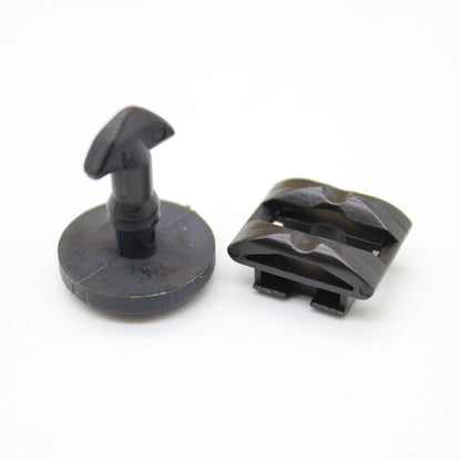ya 5 8.7 for Land Rover Discovery 3 & 4 Bumper Tow Eye Cover Clips with Grommets Set of 4