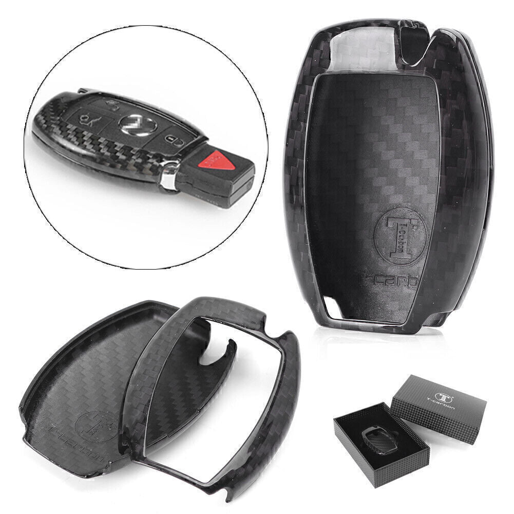 ya 5 8.7 Carbon Fiber Remote Key Fob Case Shell Fit for Mercedes-benz CLS GLA GLE GLS