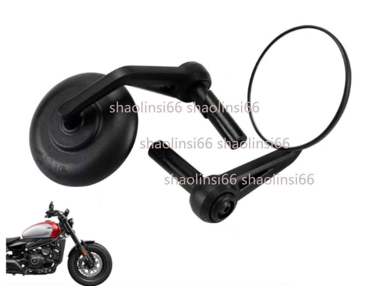 ya 4 6.21 1Pair Motorcycle Rearview Mirror Reversing Mirror Fit FOR CFMOTO 450CLC 400-10