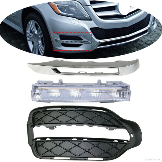 ya 13 5.27.2 3pcs Front Right Fog Driving Light ASSY for Mercedes-Benz X204 GLK350 2013-2015