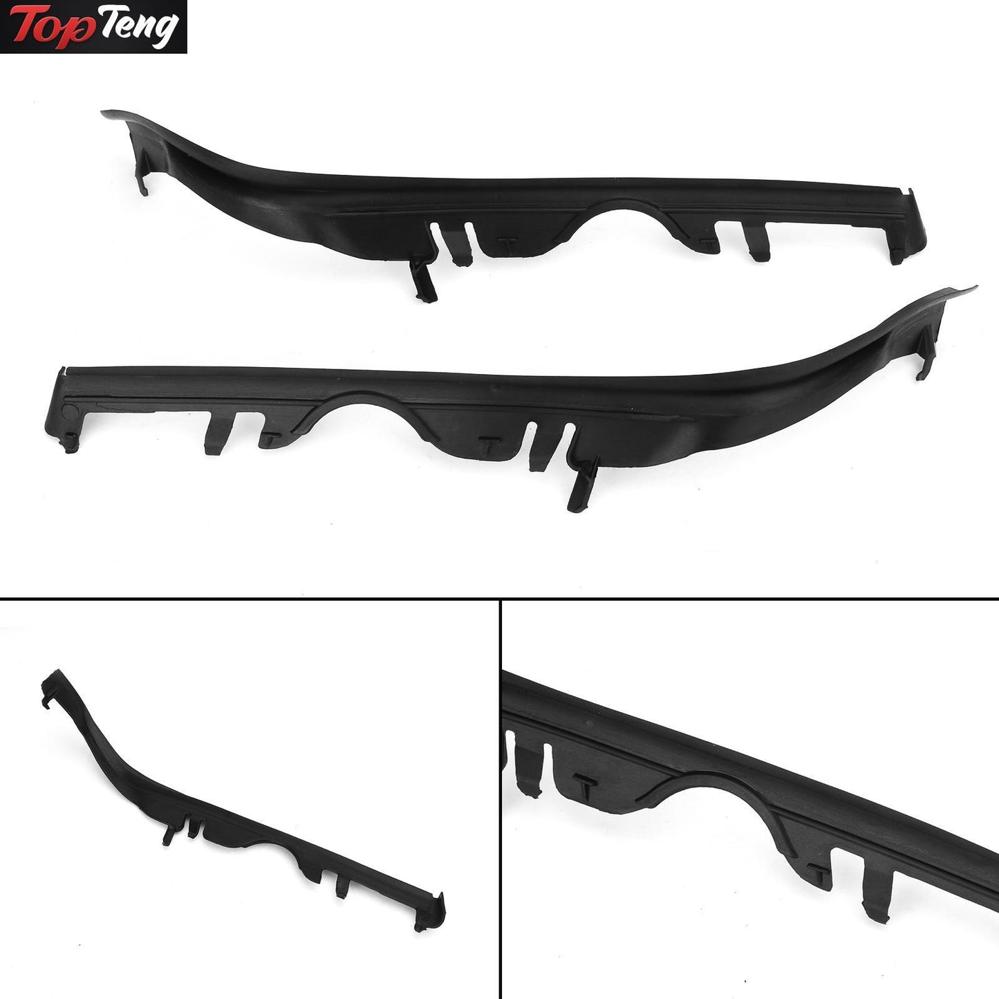 ya 1 8.5.1 L+R Pair Upper Headlight Headlamp Gaskets Sealing Strip For 5 E39 99-03