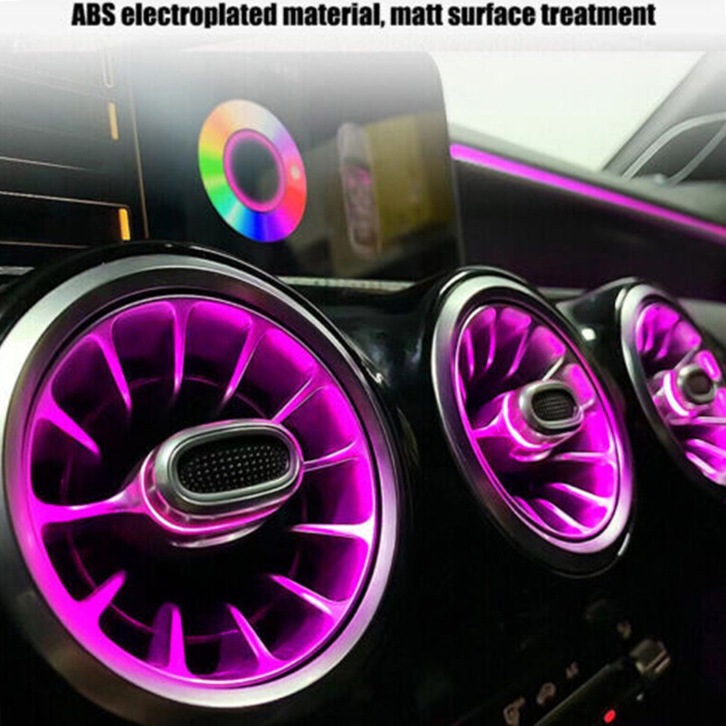 ya 1 8.5.2 64 Color Air Vent LED Ambient Light for B/GLB/GLA X247 W247 H247