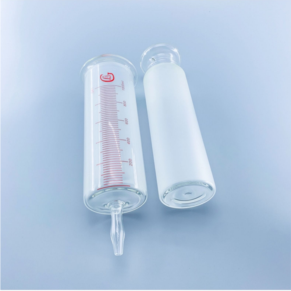Large Glass Syringes 500ml Glass Caliber Ruhr Locks Caliber Glass Enema Device