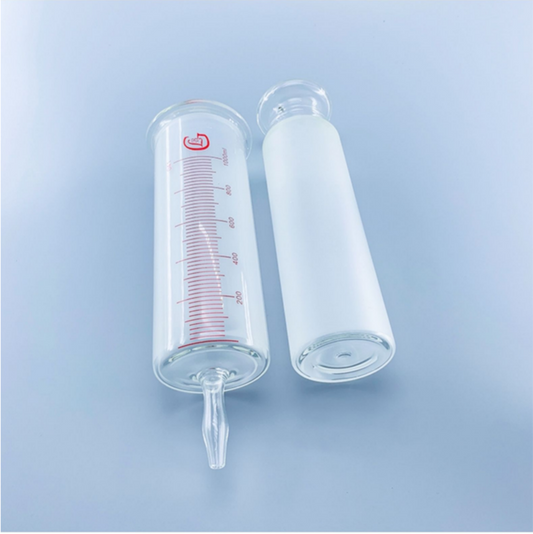Large Glass Syringes 500ml Glass Caliber Ruhr Locks Caliber Glass Enema Device