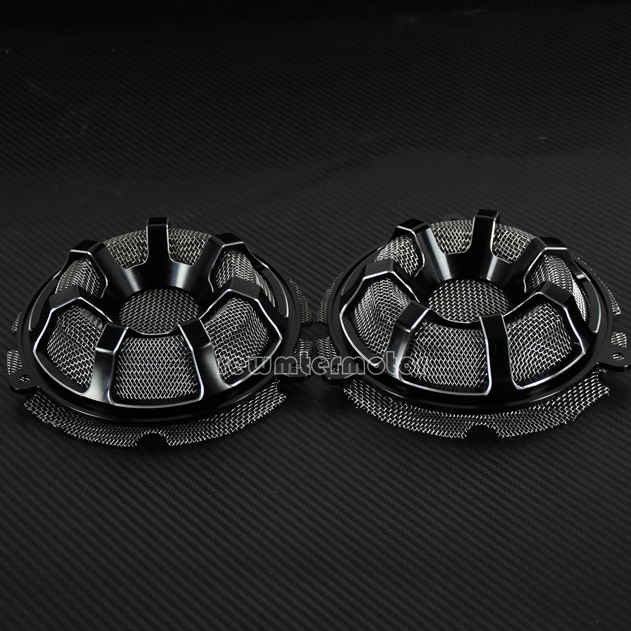 ya 5 8.7 Contrast Cut Front Speaker Grill Masks Cover Fit for Harley Touring CVO 2014-19