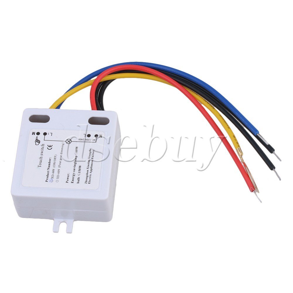 ya 14 20 x XD-608 On/Off Touch Switch With Surge Absorber 6-12V DC for LED Lamp