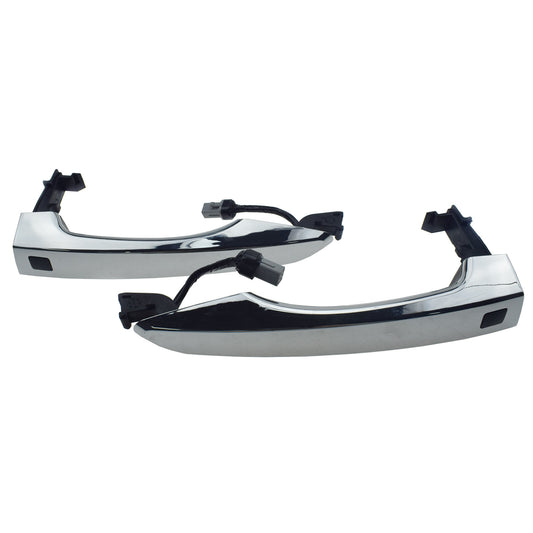 ya 5 8.7 Chrome Driver & Passenger Side Door for Smart Key Handles Front for Hyundai for Tucson