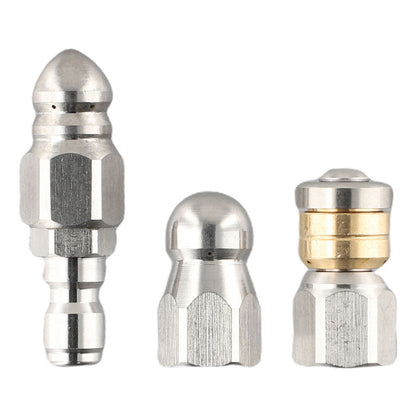 ya 26 3 X Sewer ter Rotary Nozzle 1/4 Pressure Washer Hose Quick Connect Nozzles