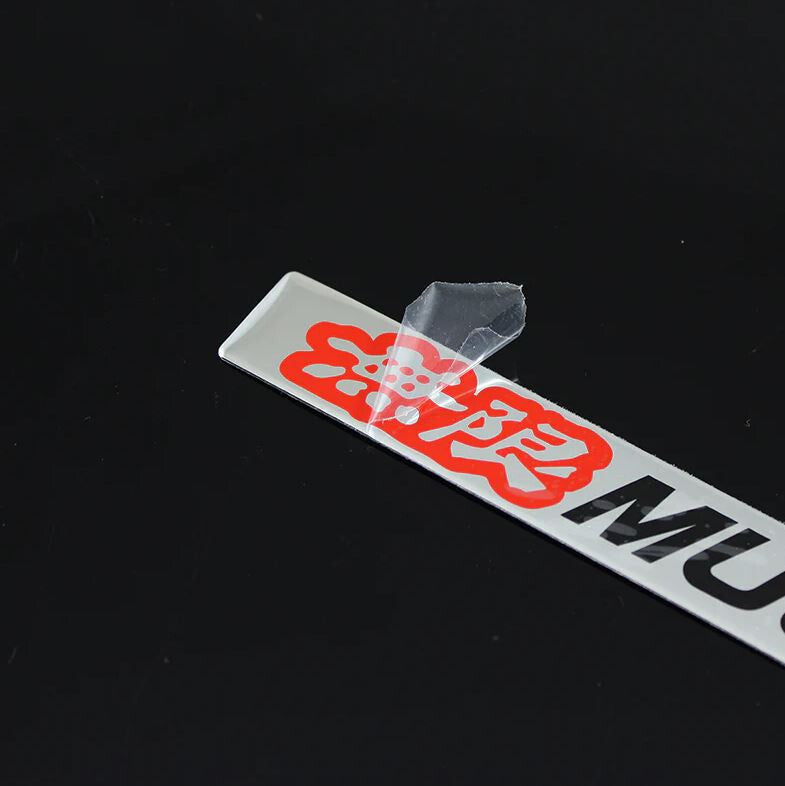ya 1 8.5.3 2 Car Side Fenders Rear Trunk Badge Stickers American Flag Black Orange for Audi 