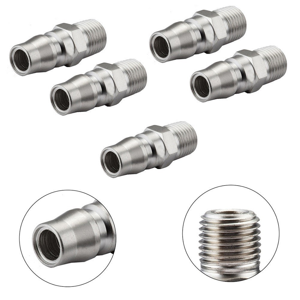 ya 14 5PCS For NITTO Male Coupling Air Fitting With 1/4inch Male Thread (20PM) New