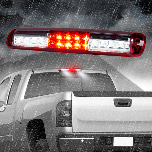 ya 1 8.5.2 Fit For 1999-2006 Silverado for Sierra Clear/Red Lens LED 3rd Brake Light Cargo Lamp