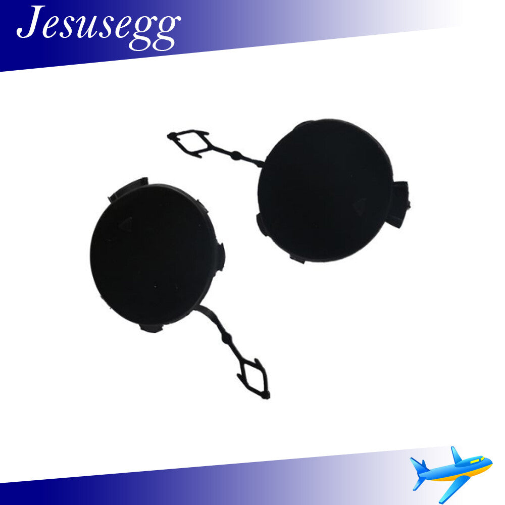 ya 27 6.18 1Pair Front Bumper Tow Eye Hook Cover Cap Fit for BMW X6 E71 2008-2011 Unpainted