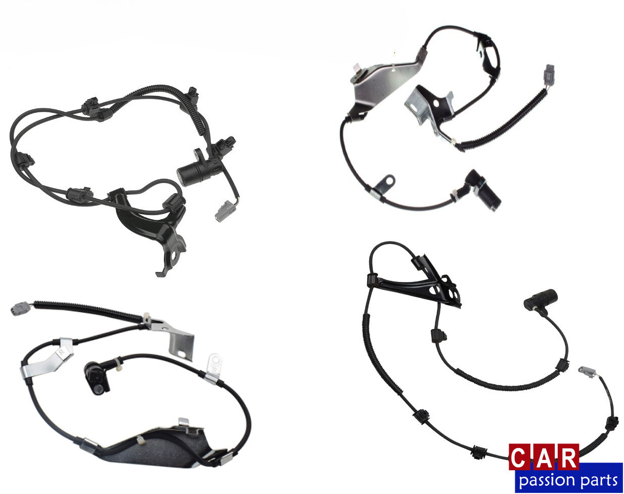 Set of 4 ABS wheel speed sensors front and rear right for Land Cruiser LX470 98-07