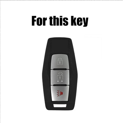 ya 5 8.7 Key Fob Ring Cover Case Holder 3 Button for Mitsubishi for Outlander 2022 2023 2024