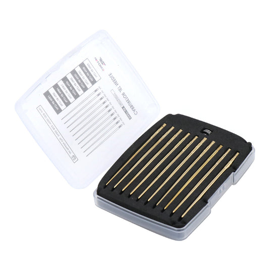 ya 4 6.17 10pcs N427-68-N68 ZSK Needle Jets Carburetor Copper Oil Needle Jet Kit