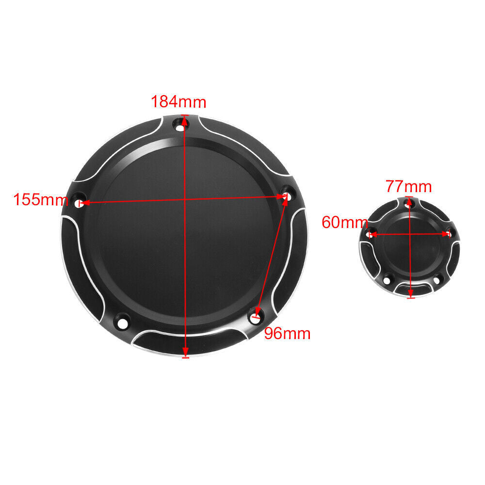 ya 1 7.4 5-hole Derby timer engine timing cover suitable for Harley Dyna Fat Bob Road King Softail