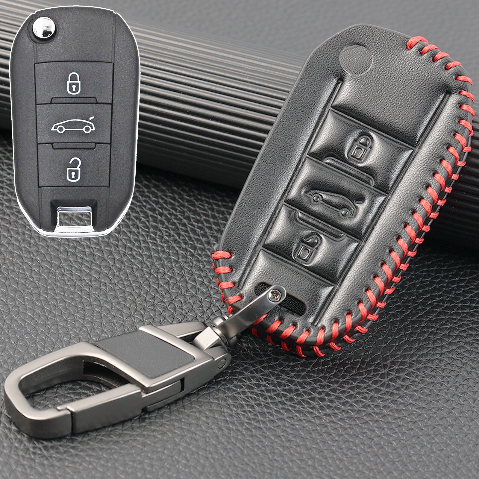 ya 5 8.7 3Button Remote Car Key Case Cover Shell Protector for Peugeot 301 508 2014 2015