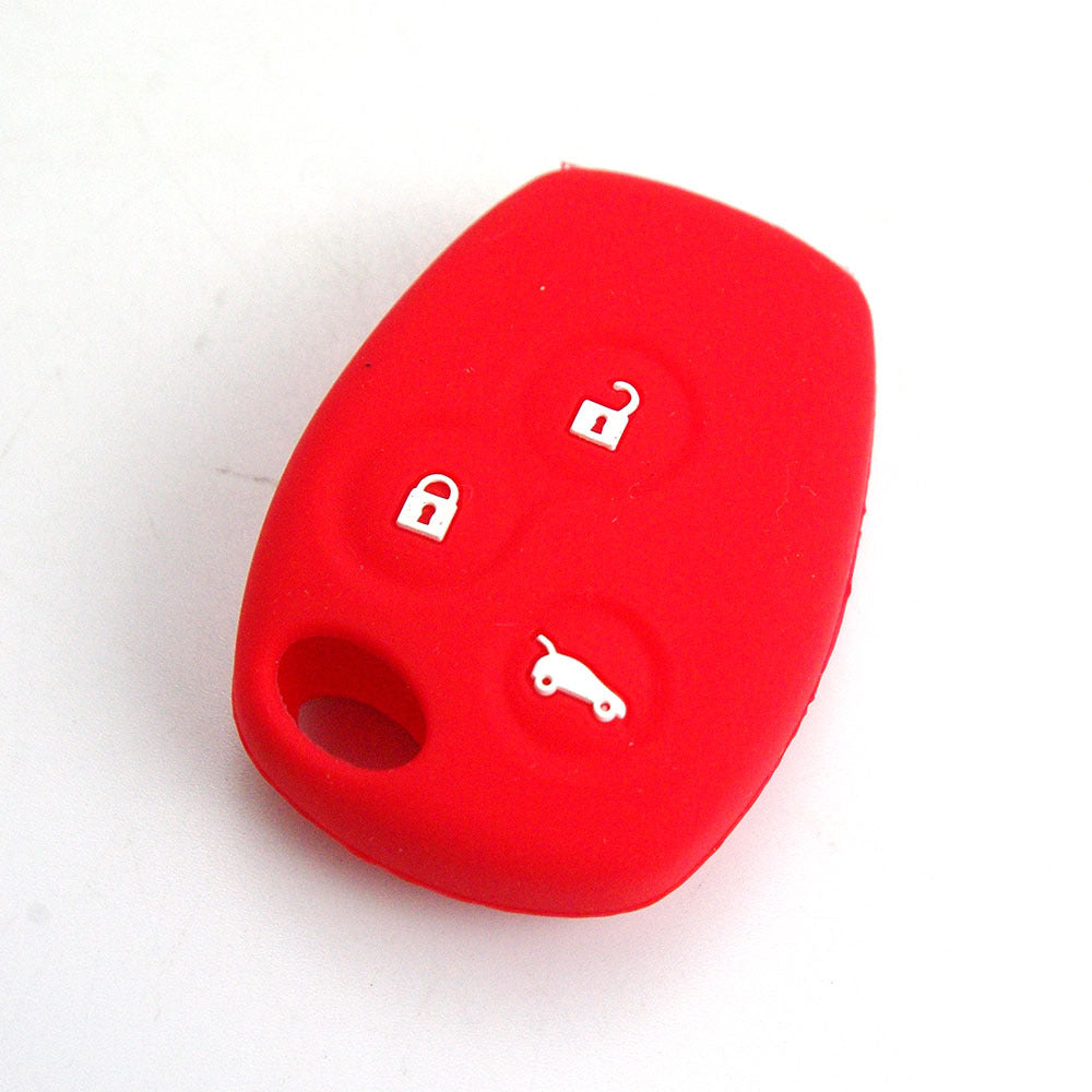 ya 5 8.7 Silicone Key Cover Shell 3 Buttons for Renault Megane Kangoo Espace Remote key