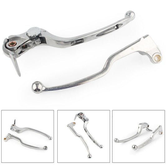 ya 8 5.26 for Suzuki GSXR600 GSXR750 GSXR1000 CHROME Billet Brake Clutch Levers Hand Grips