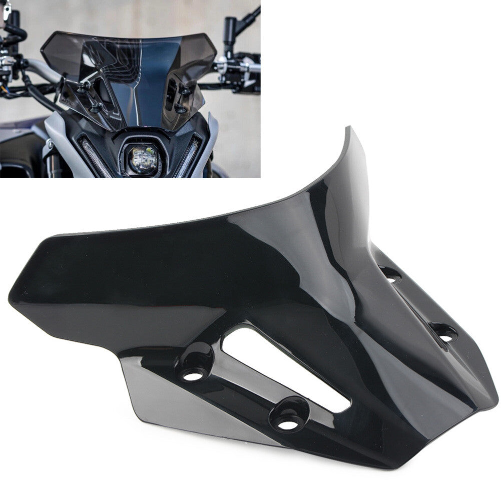 ya 4 6.21 Windshield Windsreen Wind Deflectors Black Fit for Yamaha MT09 / SP FZ09 2021-2022
