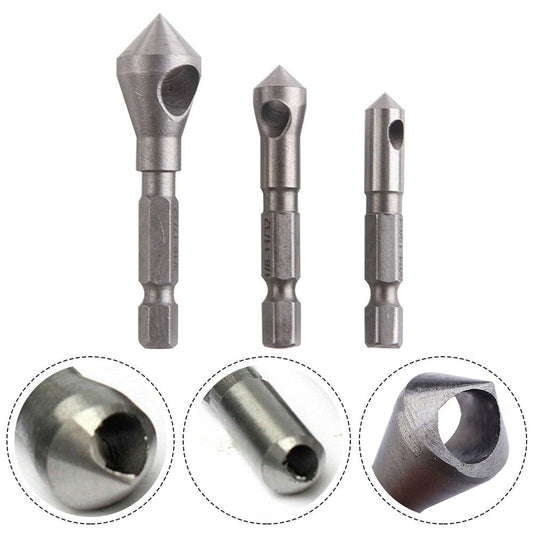 ya 25 High Speed Steel Chamfer Countersink Deburring Drill Bit Set for Wood Metal
