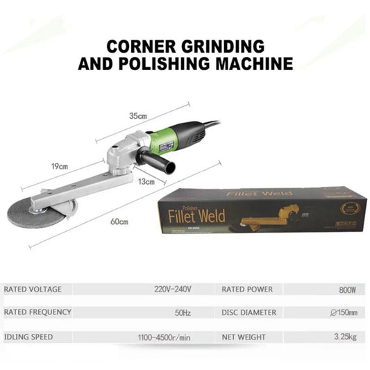 ya 26 8.1 Polishing Machine Welding MachineStainless Steel Corner Grinding Machinea
