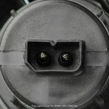 ya 1 8.12 baidi Pair Replacement Fog Lights Lamp Lens Yellow Fits 92-98 E36 3 318 325