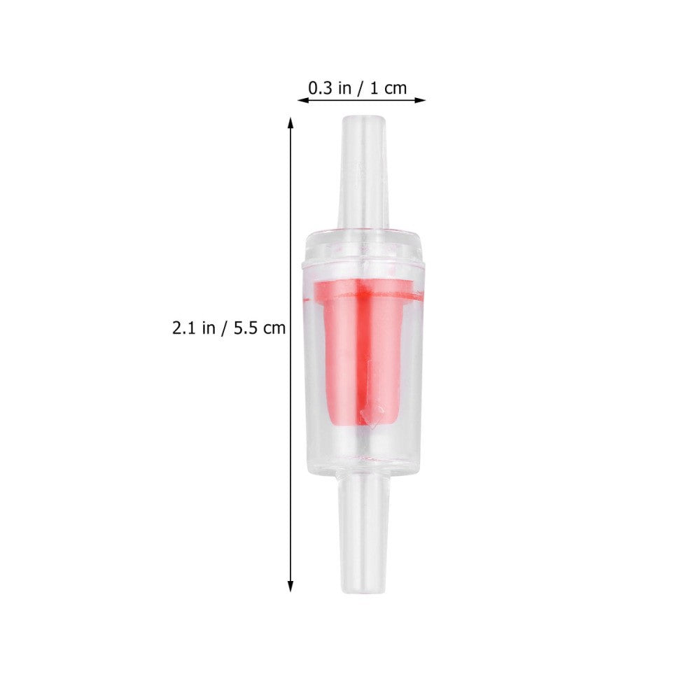 ya 5 8.7 20 Pcs Check Valve Aquarium Air Hose Airline Tubing Valves Accessories