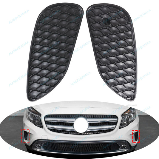 ya 27 6.18 L&R Front Bumper Cover Grille for Mercedes-Benz GLA X156 GLA220 250 2015-2017