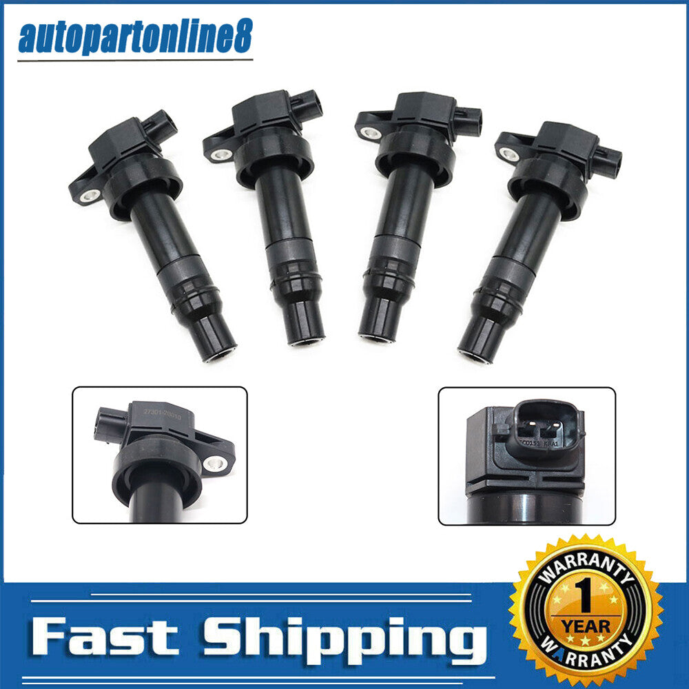 ya 1 7.2 4PCS Ignition Coils 27301-2B010 for Kia Soul for Hyundai Accent for Veloster Rio 1.6L L4
