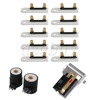 ya 26 AP6008294 Flame Sensor & Thermal Fuse Kit with 279834VP Coil Kit for Dryer
