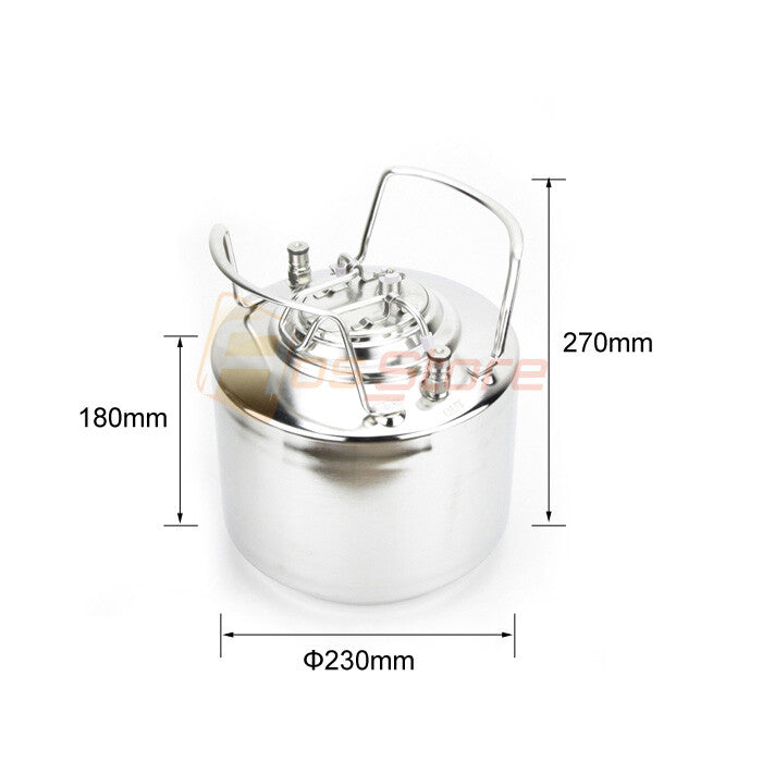 ya 26 6L Ball Lock Corny Cornelius Soda OB Keg 304 Stainless Steel For Homebrew Beer