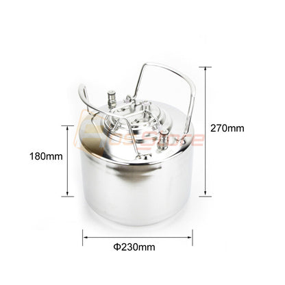 ya 26 6L Ball Lock Corny Cornelius Soda OB Keg 304 Stainless Steel For Homebrew Beer