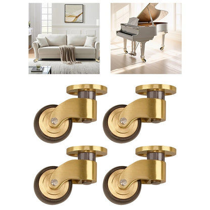 ya 26 Heavy Duty Brass Casters with 360 De Rotation Silent ings for Sofas