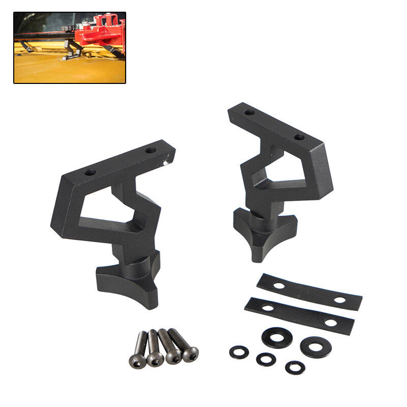 ya 2 6.26.2 Hi-Lift Jack Mounting Bracket Hood Hinge Bracket Kit for 07-18 for Jeep for Wrangler JK