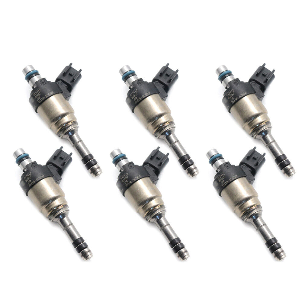 ya 1 8.5.1 35310-3C560 6pcs Fuel Injector for Hyundai Azera 2014 - 2017 Santa for Kia Cadenza