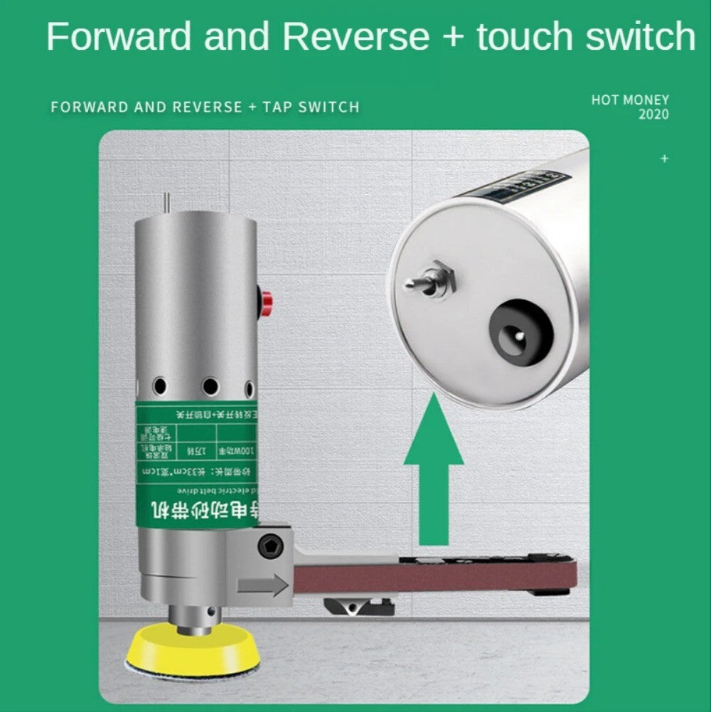 ya 17 Electric Belt Sander Speed Adjustable Sanding and Polishing Drill Sander