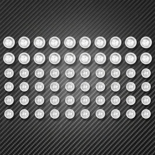ya 3 6.23 60pc Plastic Engine Kaps Bolt Covers Cap Fit for Harley M8 Touring Softail 18-23