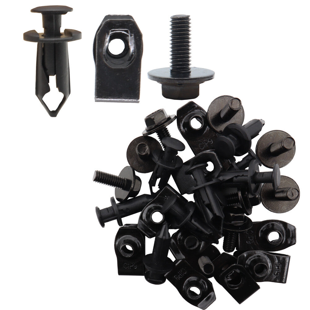 ya 4 6.21 30 for Nissan QASHQAI AUTOMOTIVE UNDERRIDE GUARD MOUNTING CLIPS CLIP SET
