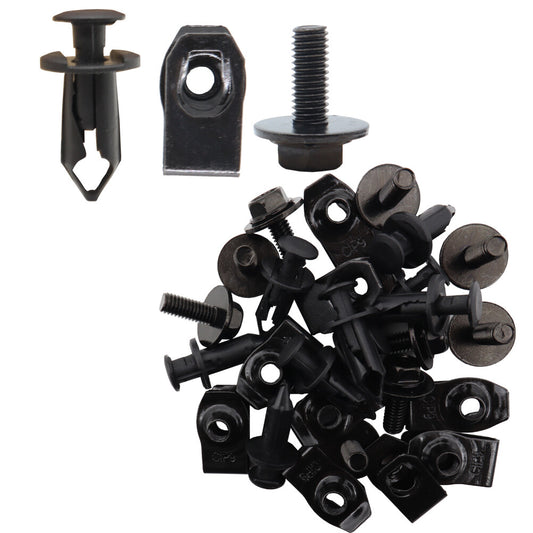 ya 4 6.21 30 for Nissan QASHQAI AUTOMOTIVE UNDERRIDE GUARD MOUNTING CLIPS CLIP SET