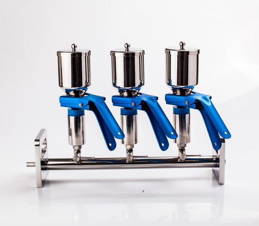 3-Branch Vacuum Filtration Manifolds Apparatus 316L Stainless Steel Funnel t