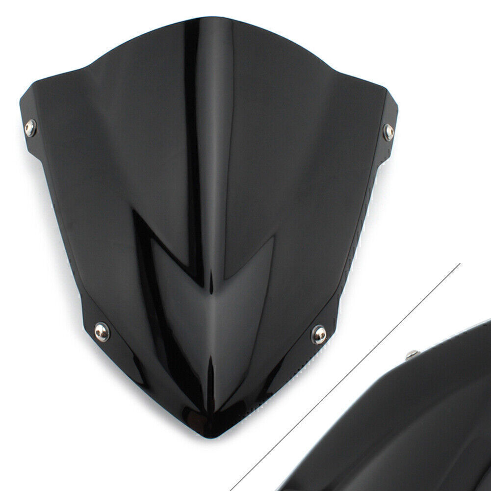 ya 4 6.21 Black Windshield Windscreens with bracket for Yamaha MT-09/FZ-09 2014-16 2015