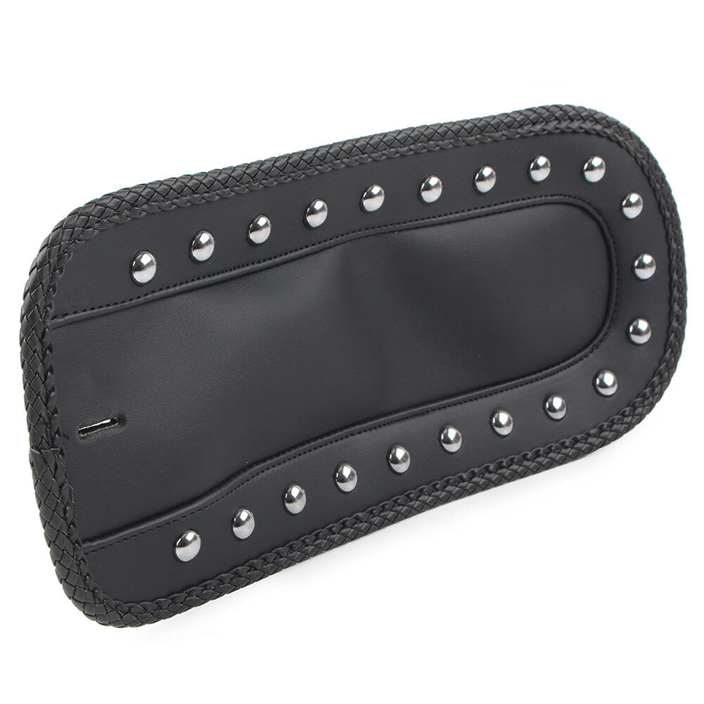ya 5 8.7 Black PU Leather Rear Fender Bib Studs Solo for SEAT Fit for Kawasaki Vulcan 1500