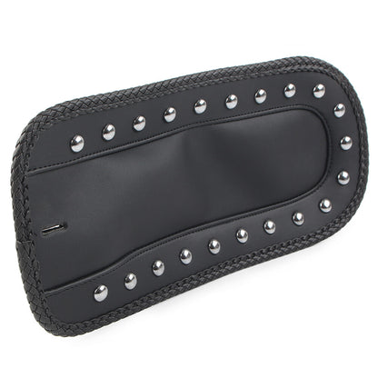 ya 5 8.7 Black PU Leather Rear Fender Bib Studs Solo for SEAT Fit for Kawasaki Vulcan 1500